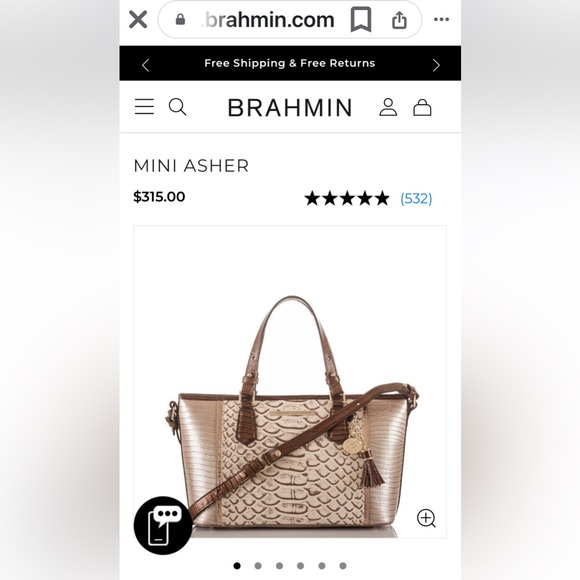 Brahmin Mini Asher Ray Artemisa satchel